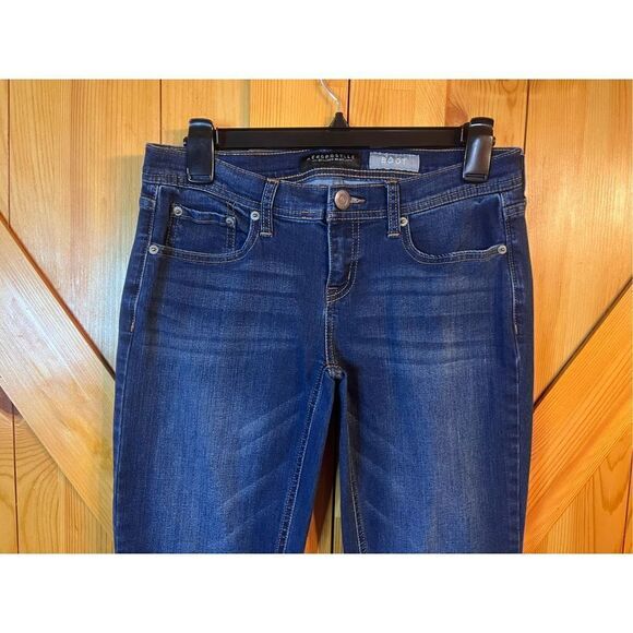 Aeropostale Boot Dark Wash Denim Stretch Jeans Womens Size 6R (2120) - Picture 3 of 7